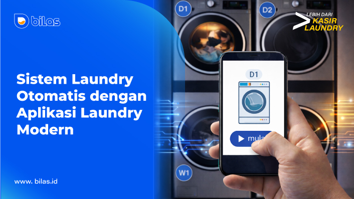 Sistem Laundry Otomatis dengan Aplikasi Laundry Modern 